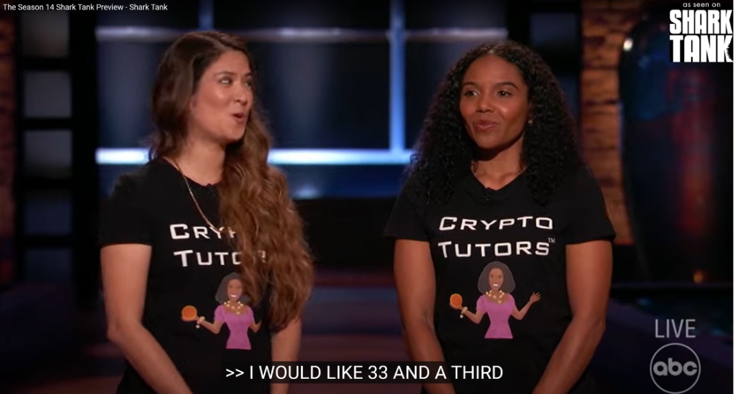 Shark Tank appearance · Crypto Tutors on ABC